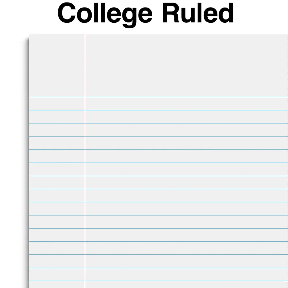 Subject Notebooks|Staples Premium 1-Subject Notebook, 8.5" x 11", College Ruled, 100 Sheets, Brown (TR52121)
