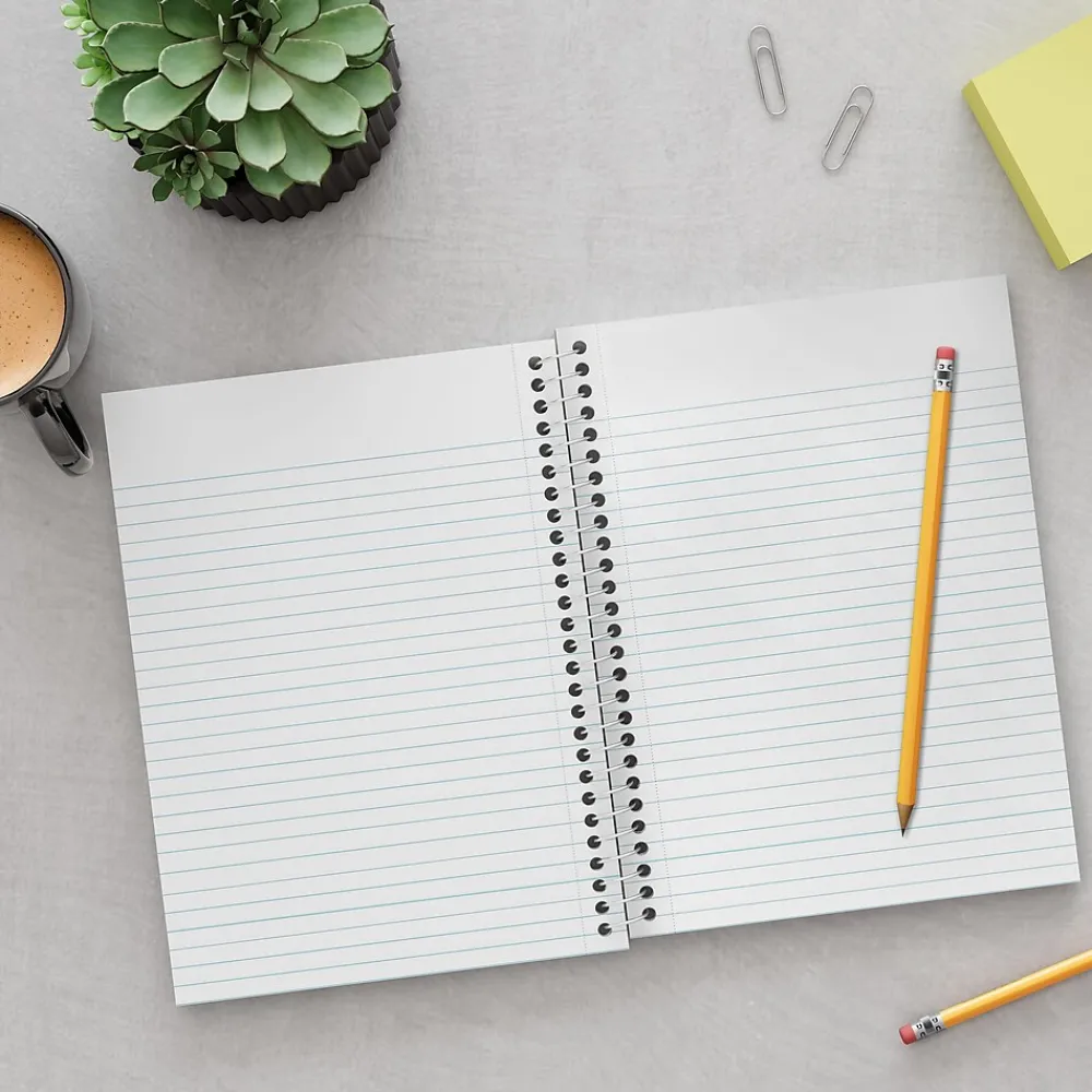 Subject Notebooks|Staples Premium 1-Subject Notebook, 5.875" x 9", College Ruled, 100 Sheets, Brown (ST52120N)