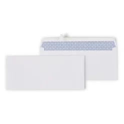 Discount Staples QuickStrip EasyClose Self Seal Security Tinted #10 Business Envelopes, 4 1/8" x 9 1/2", White, 500/Box (ST50312-CC)