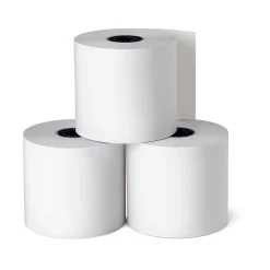 Pos Paper*Staples Recycled Bond Cash Register/POS Rolls, 1-Ply, 2 1/4" x 130', 12/Carton (18237-CC)