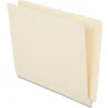 File Folders|Staples Reinforced End-Tab File Folders, Letter Size, Manila, 250/Box (ST56685-CC)