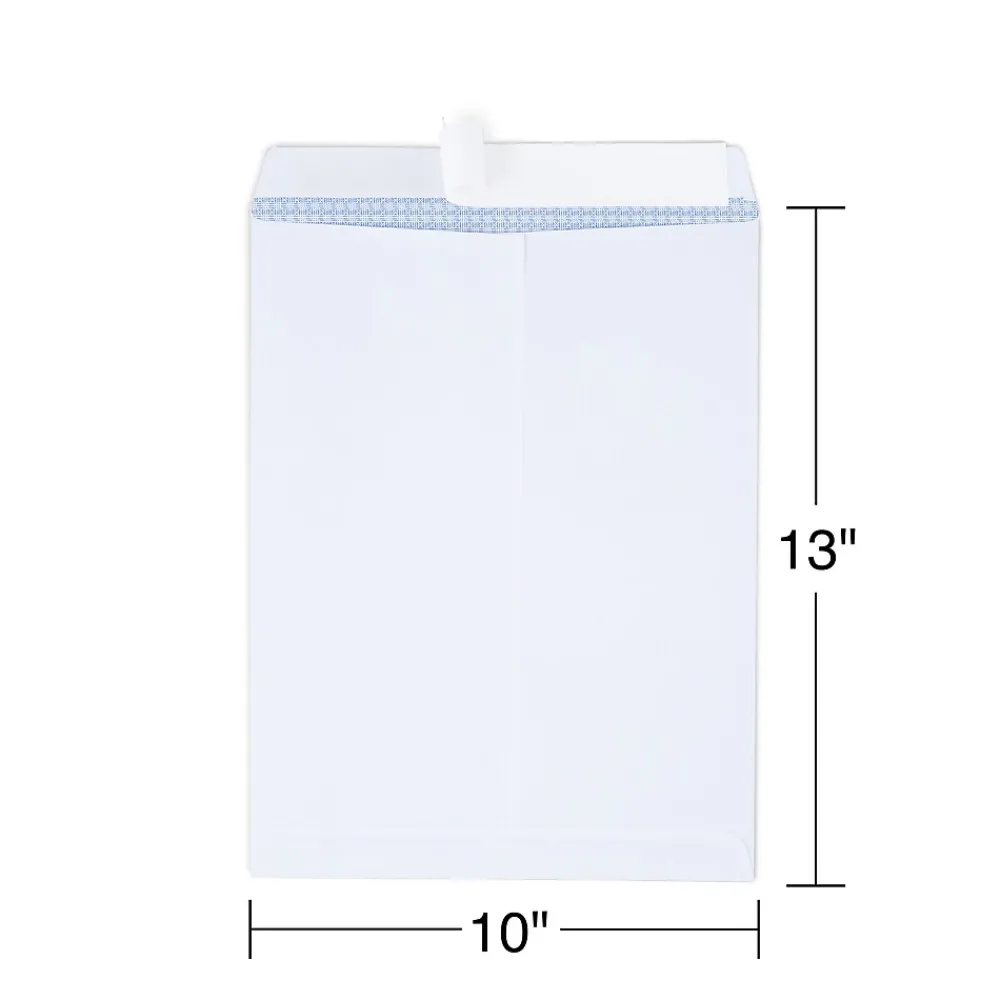 Hot Staples Self Seal Catalog Envelopes, 10"L x 13"H, White, 100/Box (21571)