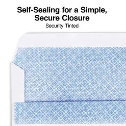 Outlet Staples Self Seal Self Seal Security Tinted #8 Double Window Envelopes, 3 5/8" x 8 5/8", White, 500/Box (ST28732-CC)