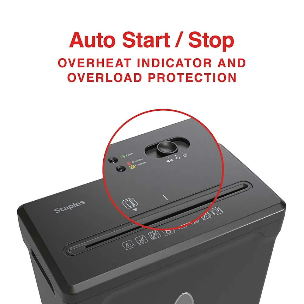 Staples 8-Sheet Cross-Cut Personal Shredder (SPL-OXC8A)