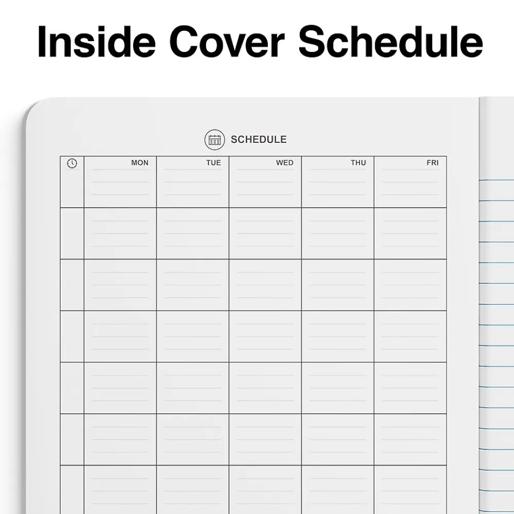 Composition Notebooks|Staples 1-Subject Composition Notebooks, 7.5" x 9.75", College Ruled, 100 Sheets (ST55063C)