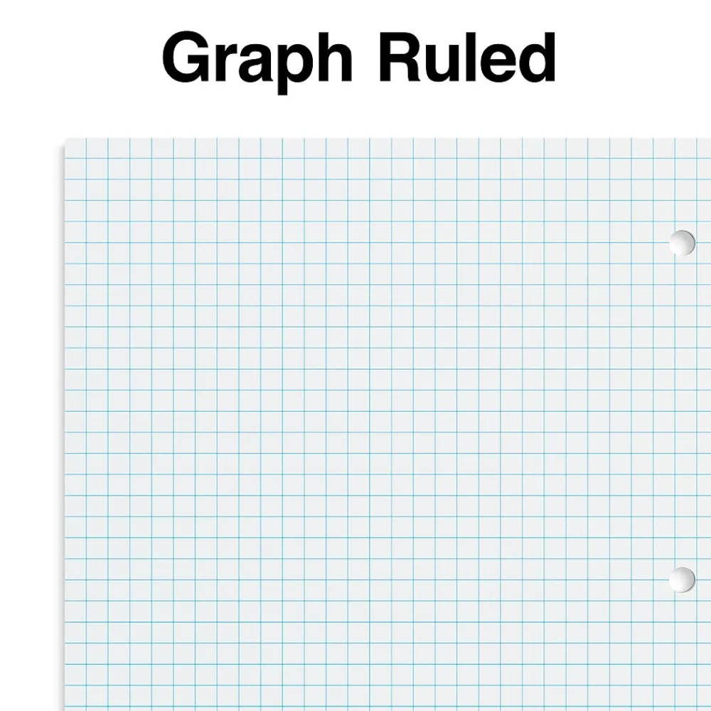 Subject Notebooks|Staples 1-Subject Notebooks, 8" x 10.5", Graph Ruled, 70 Sheets, (ST23986C) Black