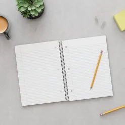Subject Notebooks|Staples ® 1-Subject Subject Notebooks, Other, College Ruled, 100 Sheets, Black (42077M)