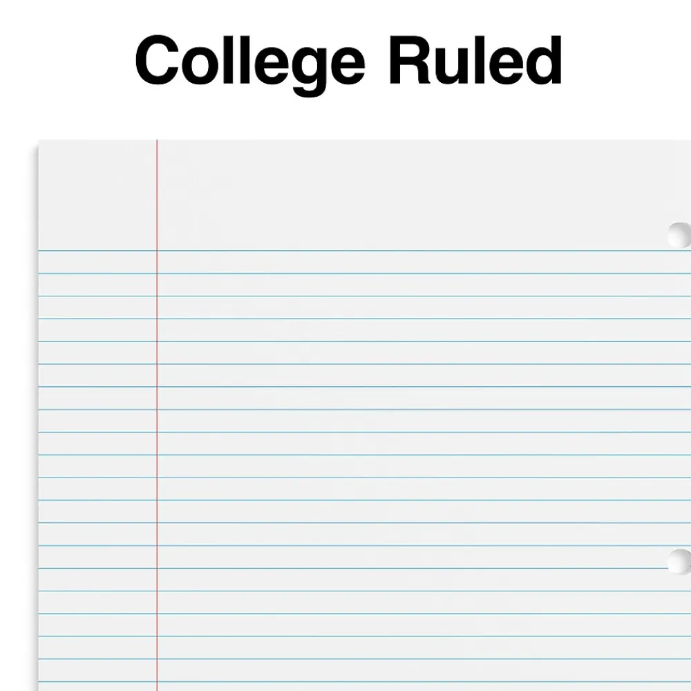 Subject Notebooks|Staples ® 1-Subject Subject Notebooks, 8.5" x 11", College Ruled, 100 Sheets, Green (TR58358M-CC)