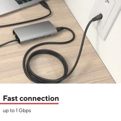 Staples TECH 14 ft. Cat-6 Ethernet Cable, Male to Male, Black (ST62456)