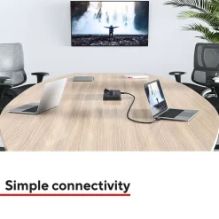 Staples TECH 6 ft. Display Port to HDMI Audio/Video Cable, Male to Male, Black (ST62466)