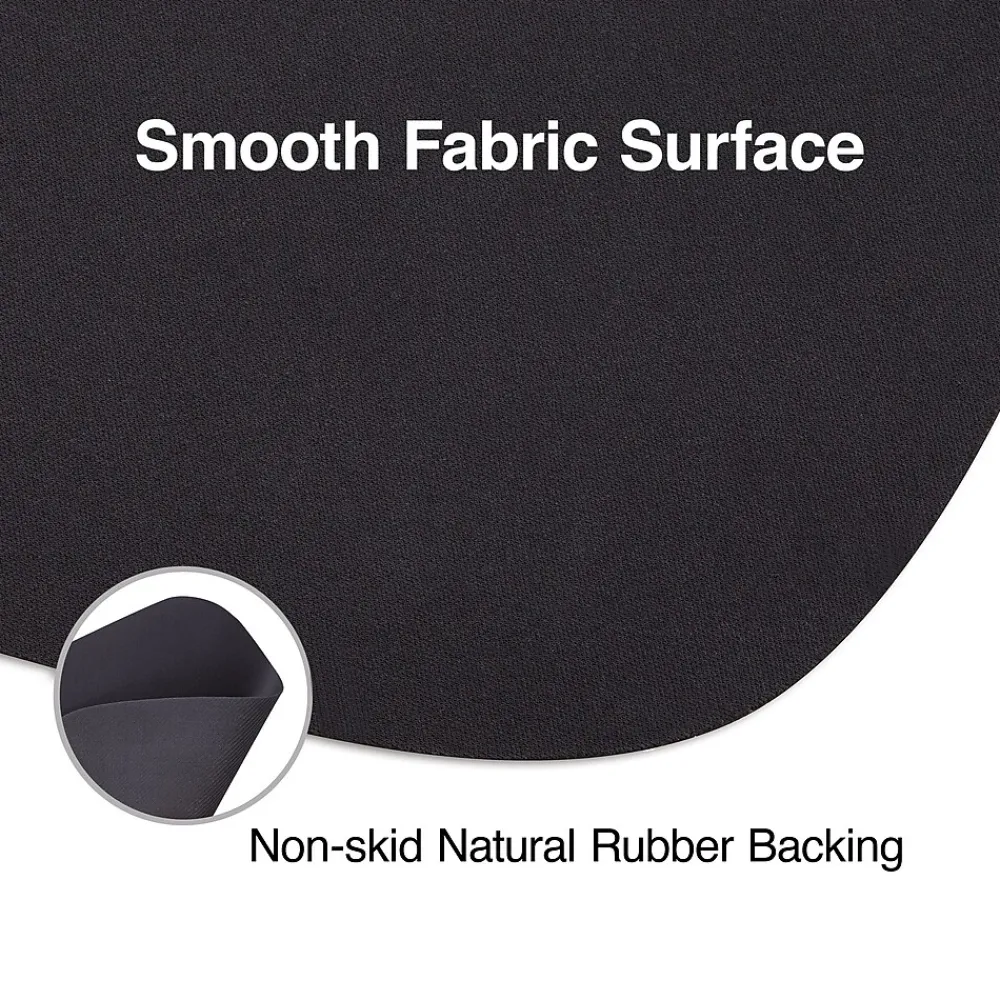 Outlet Staples TECH Foam Non-Skid Gaming Mouse Pad, Black (ST61812)
