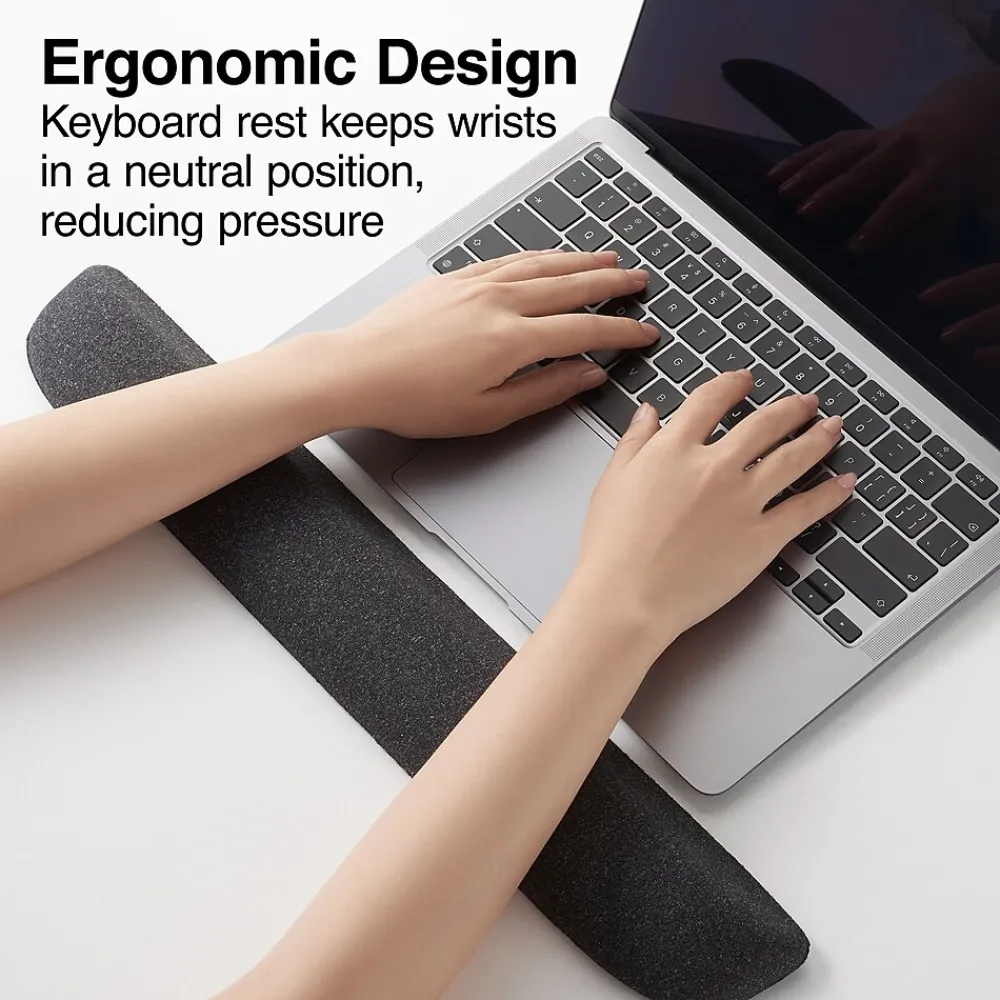 Best Staples TECH Gel Non-Skid Wrist Rest, (ST61823) Black