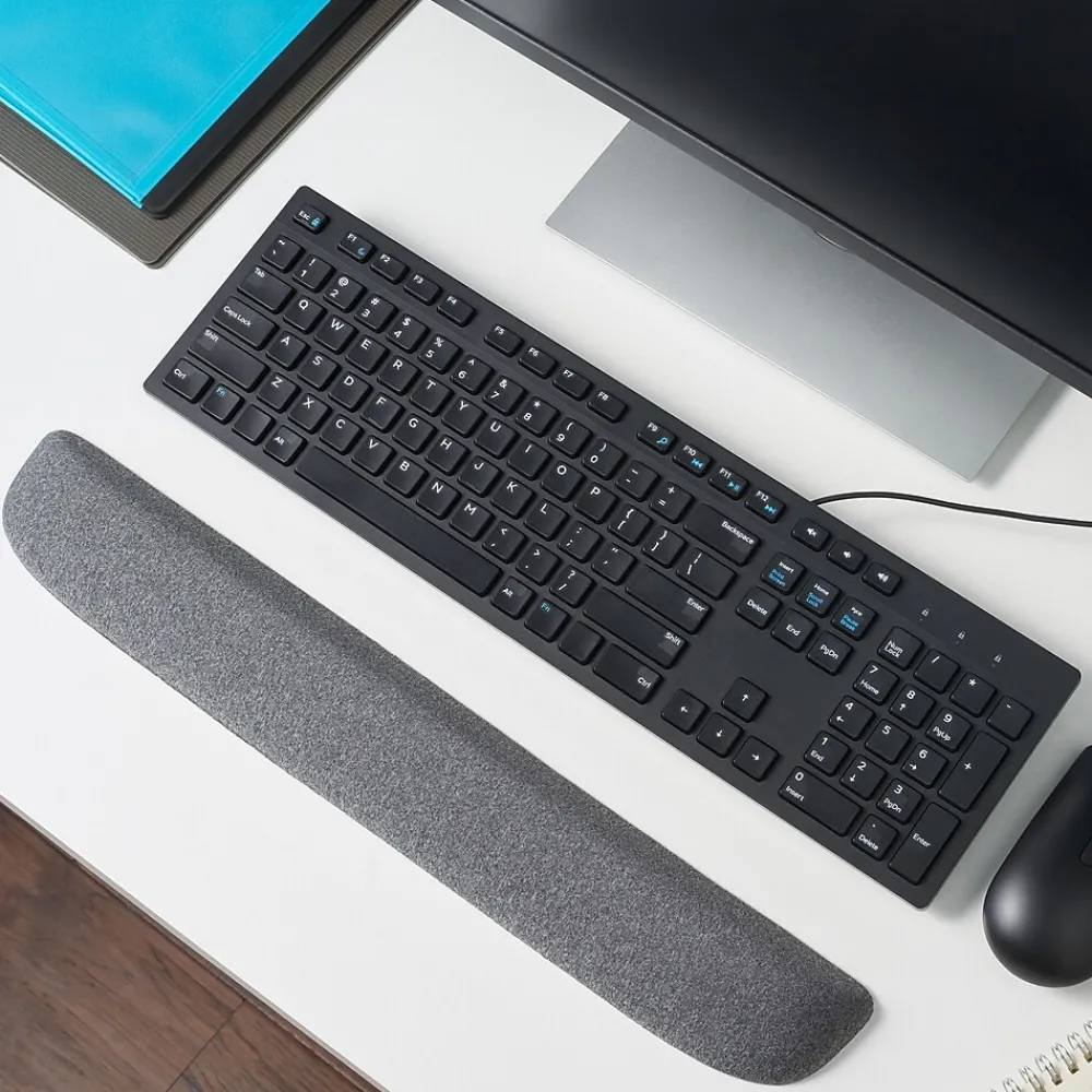 Outlet Staples TECH Gel Non-Skid Wrist Rest, (53330) Gray