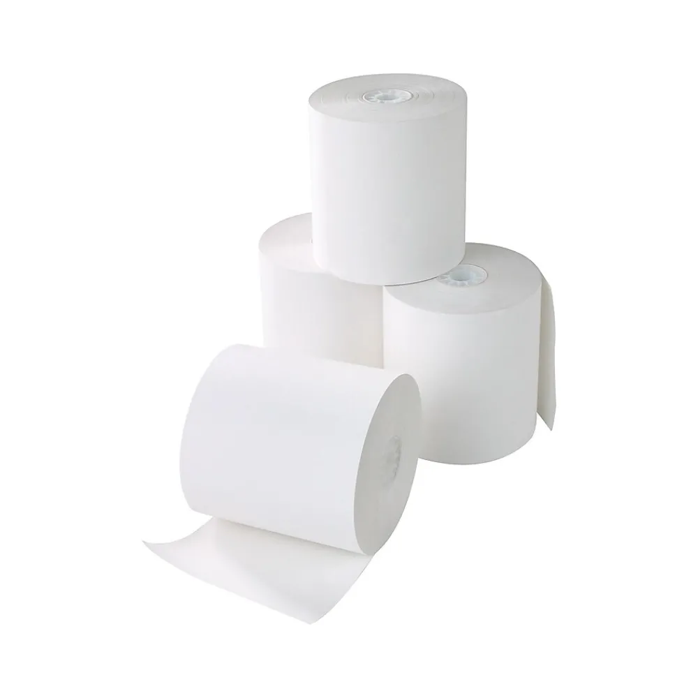 Pos Paper*Staples Thermal Cash Register/POS Rolls, 3 1/8" x 230', BPA Free, 50/Carton (18296-CC)