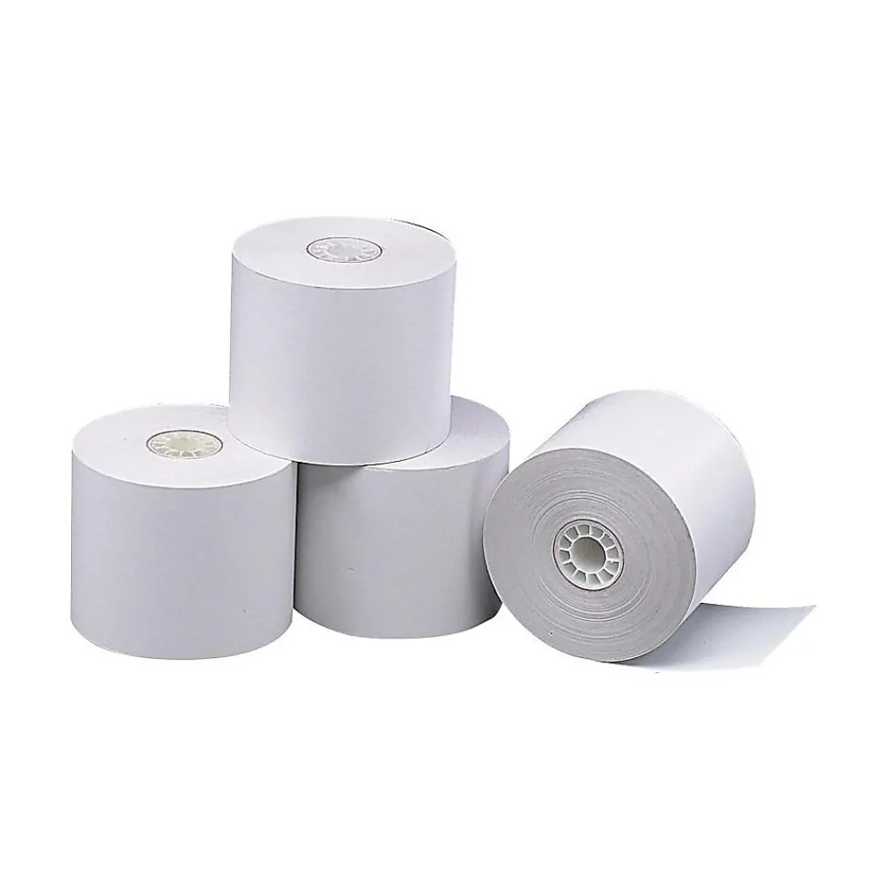 Pos Paper*Staples Thermal Cash Register/POS Rolls, 3 1/8" x 230', BPA Free, 50/Carton (18296-CC)