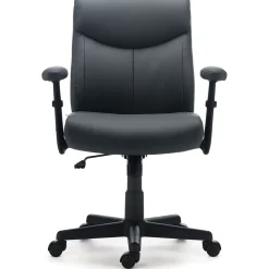 Ergonomic Chairs*Staples Traymore Ergonomic Faux Leather Swivel Computer and Desk Chair, (53246) Gray