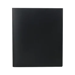 Pocket Folders|Staples Tri-Fold Folders, Black, 5/Pack (23306)