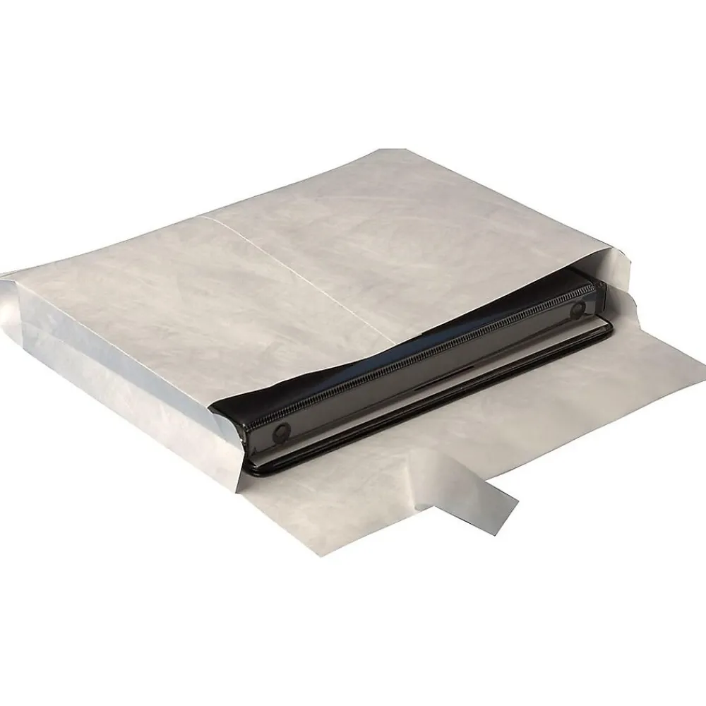 Clearance Staples Tyvek EasyClose Catalog Envelopes, 13" x 10", White, 100/Box (17114)