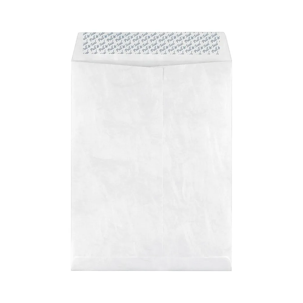 New Staples Tyvek EasyClose Catalog Envelopes, 10"L x 13"H, White, 100/Box (SPL17156)