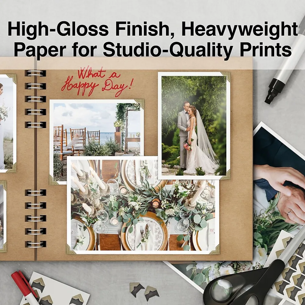 Photo Paper*Staples Ultra Premium Glossy Photo Paper, 8.5"W x 11"L, 50/Pack (19891-CC)