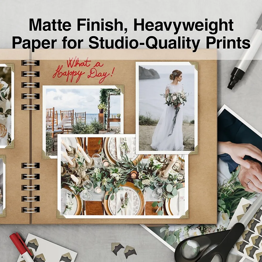 Photo Paper*Staples Ultra Premium Matte Photo Paper, 230 g/m², 8.5"W x 11"L, 50/Pack (19895-CC)