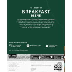 Starbucks Breakfast Blend Coffee Keurig® K-Cup® Pods, Medium Roast, 24/Box (SBK18995)