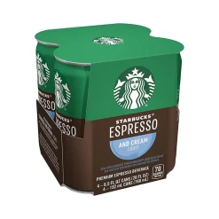 Starbucks Doubleshot Espresso & Cream Light Cold Brew Coffee, 6.5 fl. oz., 24/Carton (17544)