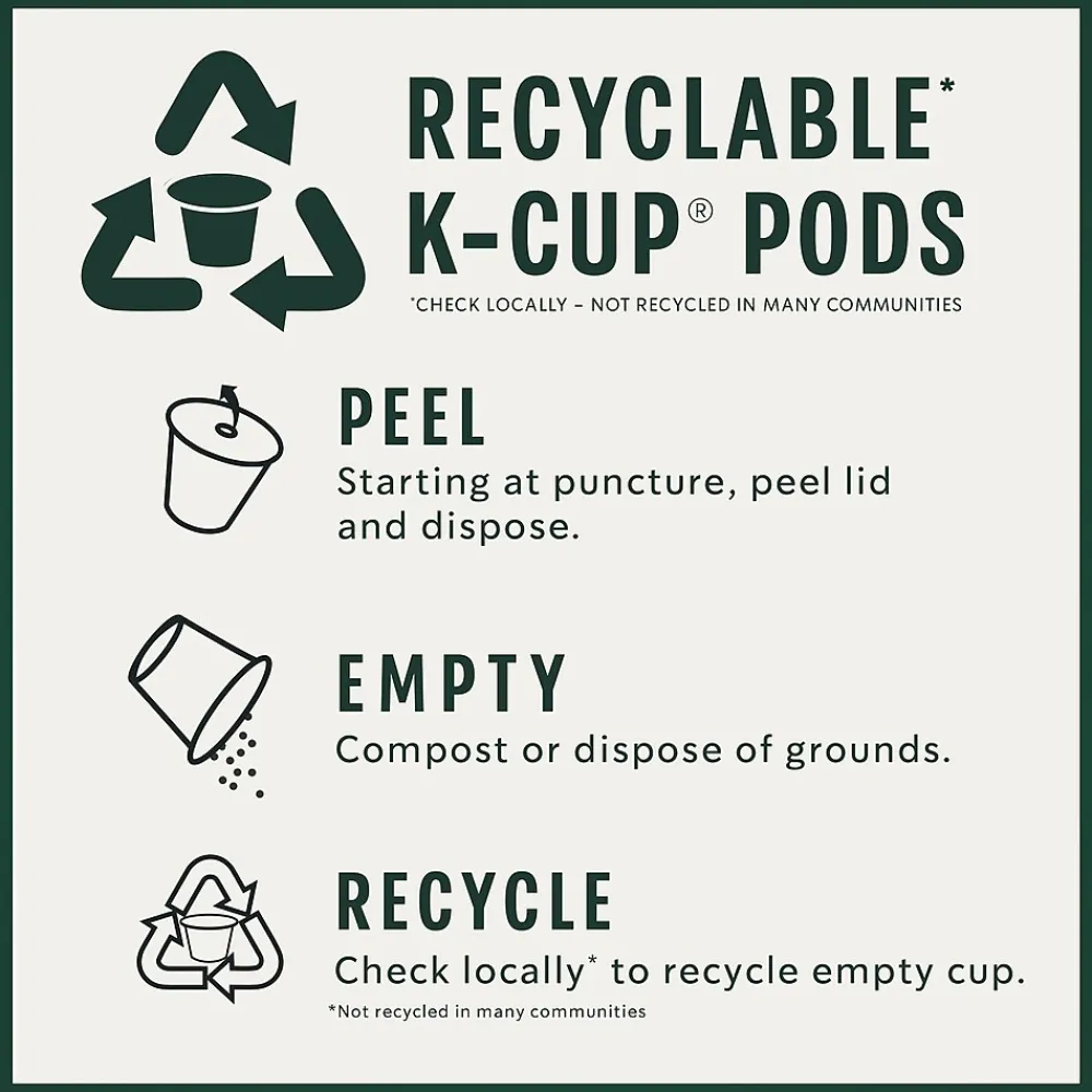 Starbucks Sumatra Coffee Keurig® K-Cup® Pods, Dark Roast, 24/Box (SBK22964)