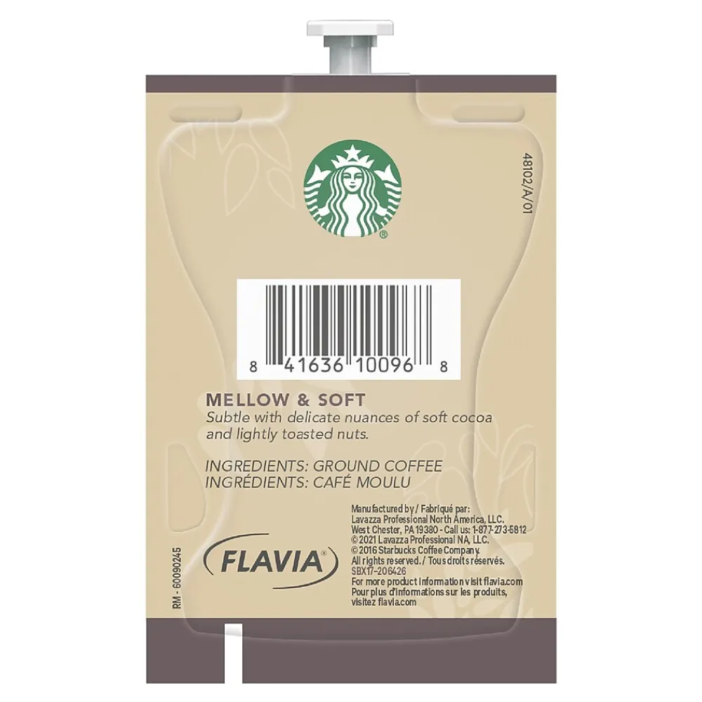 Starbucks Veranda Blend Coffee Flavia Freshpack, Blonde Roast, 80/Carton (MDR01037)
