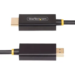 StarTech 6' Active DisplayPort to HDMI Cable, Male to Male, Black (6F-DP-HDMI-4K60-HDR)