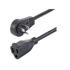 StarTech 10' Extension Cord, 16 AWG, Black (RTPAC10110)