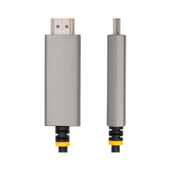 StarTech 3.3' 8K USB-C to HDMI Adapter Cable, Male to Male, Space Gray (134B-USBC-HDMI211M)