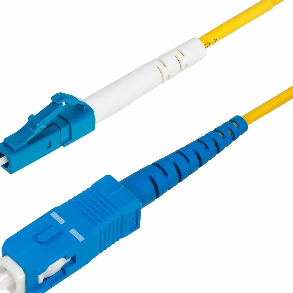 StarTech 49.2' LC Network to LC Network Networking Cable, Male, Yellow (SPSMLCSCOS215M)