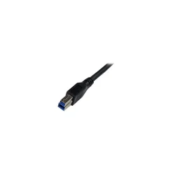 StarTech ® 3.3' SuperSpeed Type A Male To Type B Male USB 3.0 Cable, Black