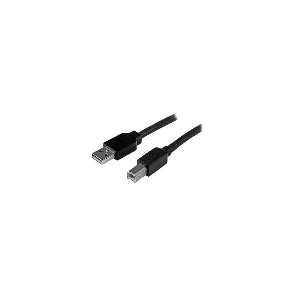 StarTech 50' USB 2.0 Male to Male Data Transfer Cable, Black