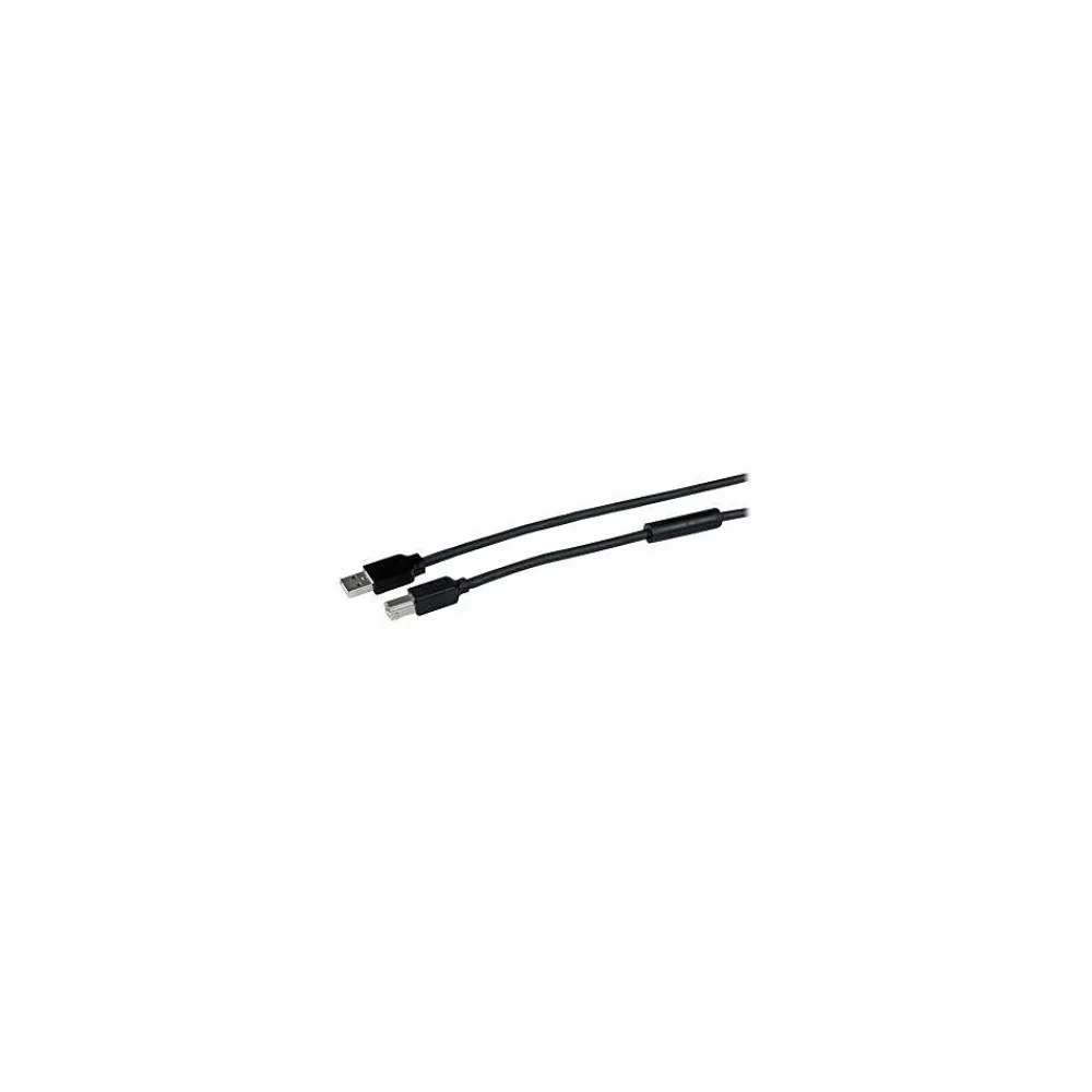 StarTech 50' USB 2.0 Male to Male Data Transfer Cable, Black