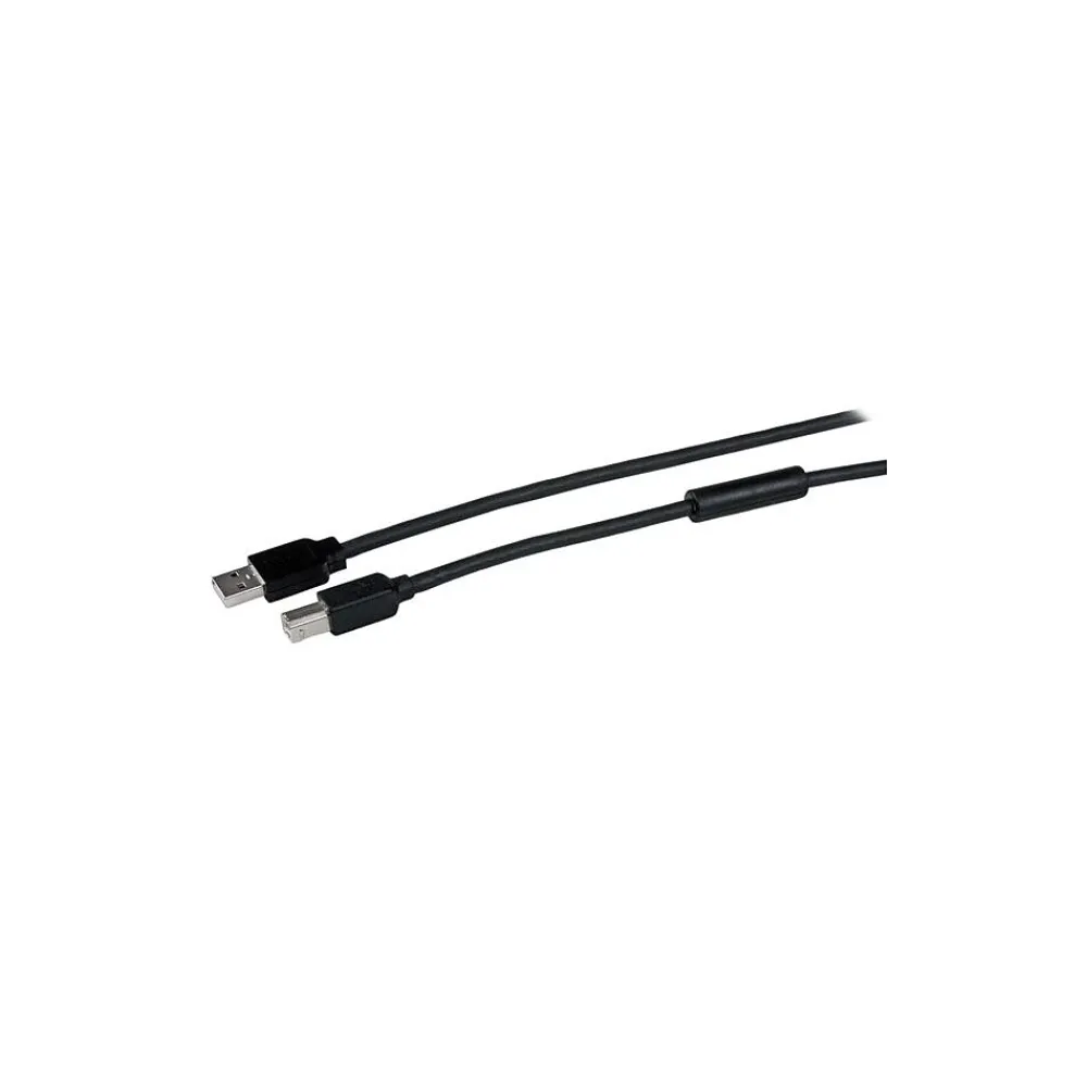 StarTech 50' USB 2.0 Male to Male Data Transfer Cable, Black