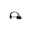 StarTech 8.3" USB 3.0 to 2.5" SATA III Hard Drive Adapter, Male to Male, Black (USB3S2SAT3CB)