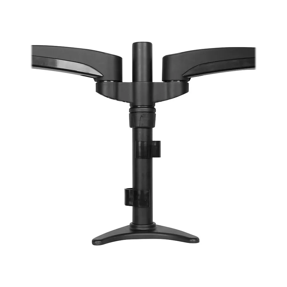 Discount StarTech Dual Monitor Arm Monitor Arm, Up to 24" Monitor, Black (ARMDUAL)