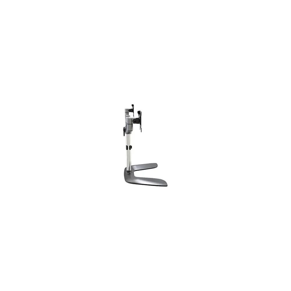 Hot StarTech Dual Monitor Stand - Articulating - For Up to 32" Monitors, Black/Silver (ARMDUALSS)