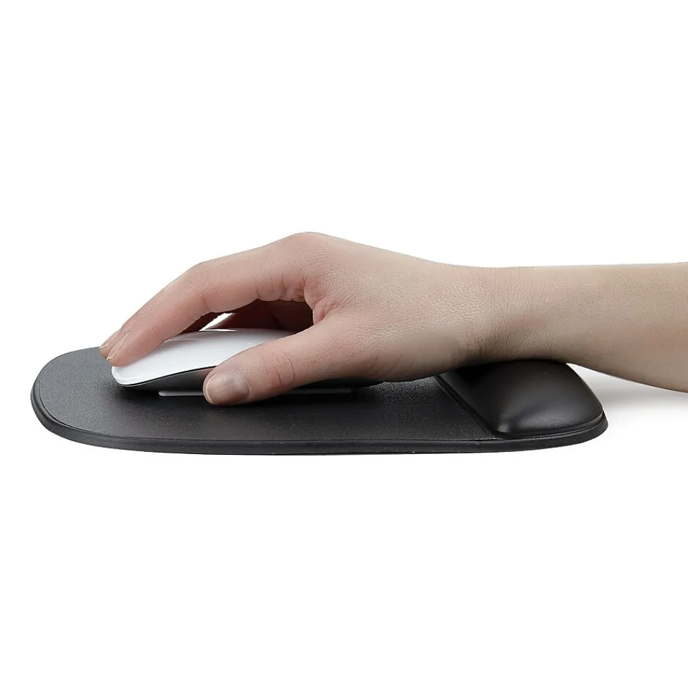 Clearance StarTech Ergonomic Gel Non-Skid Mouse Pad/Wrist Rest Combo, Black (B-ERGO-MOUSE-PAD)