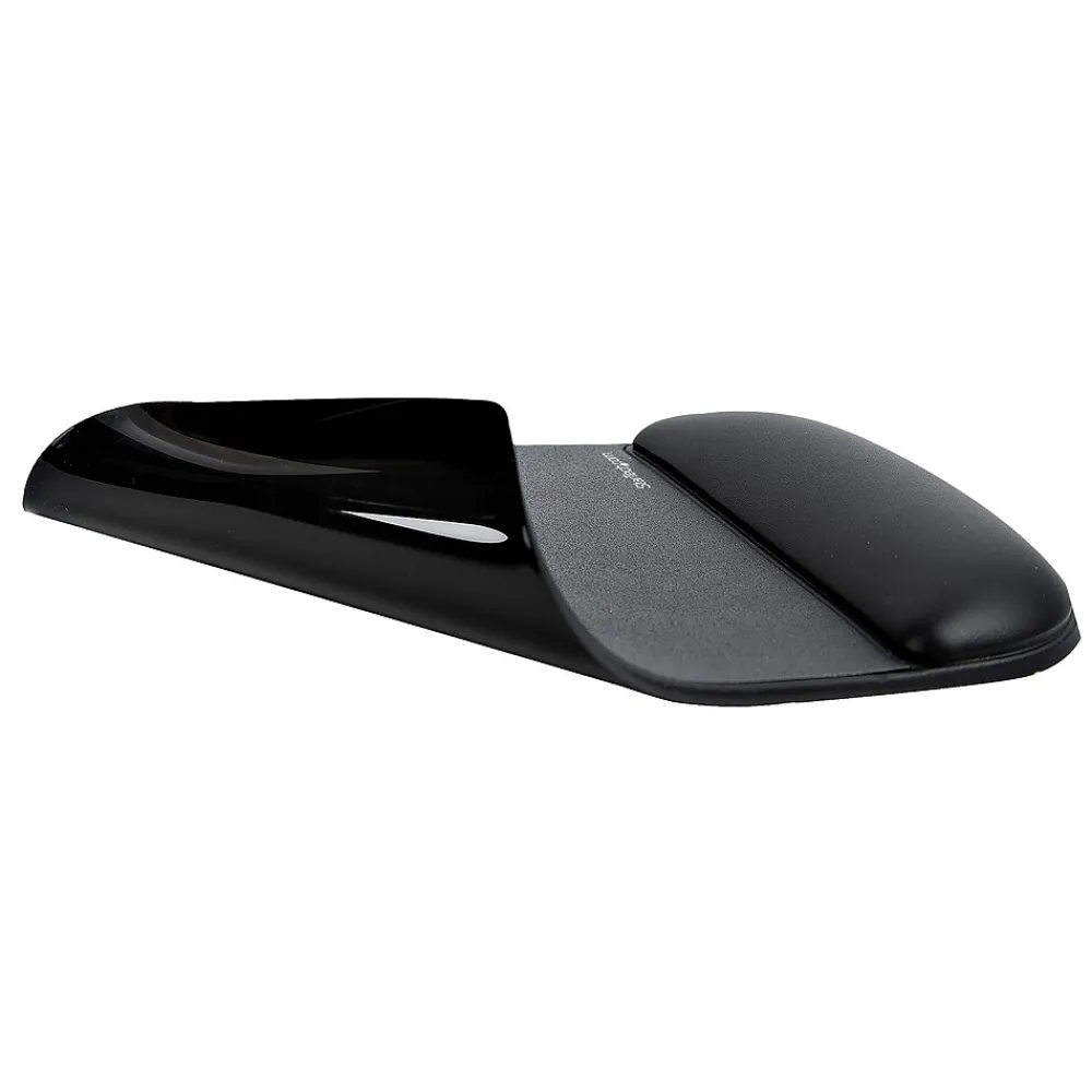 Clearance StarTech Ergonomic Gel Non-Skid Mouse Pad/Wrist Rest Combo, Black (B-ERGO-MOUSE-PAD)