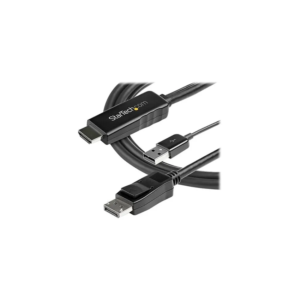 StarTech HD2DPMM2M 6.56' DisplayPort Video Cable, Black