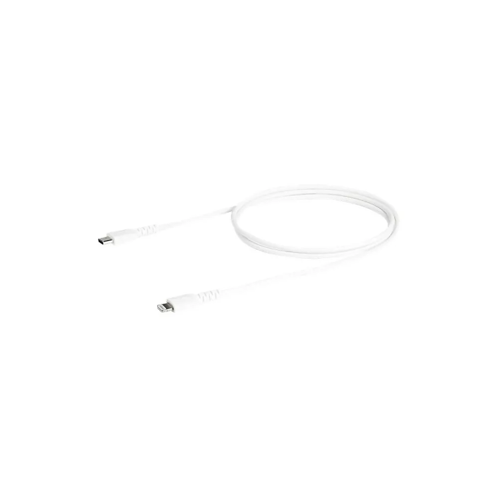 Lightning USB Cable for iPhone/iPad/iPod Touch, White (RUSBCLTMM1MW)<StarTech Online