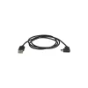 StarTech 1m 3ft USB to USB C Cable, Right Angle USB Cable, M/M, USB 2.0 Cable, USB Type C, USB A to USB C Cable