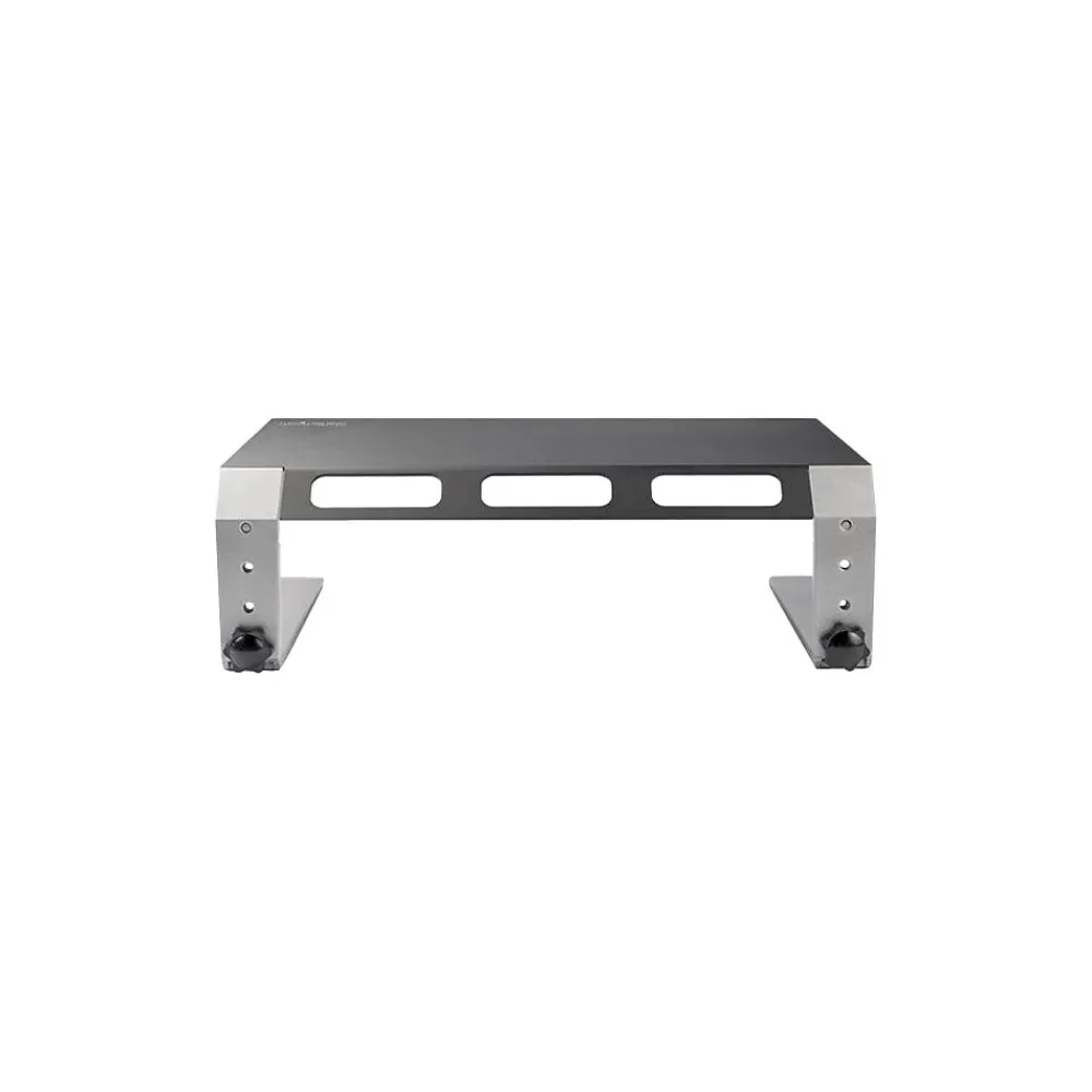 New StarTech Monitor Riser Stand - Height Adjustable - Steel & Aluminum Stands, Up to 32", Gray (MONSTND)