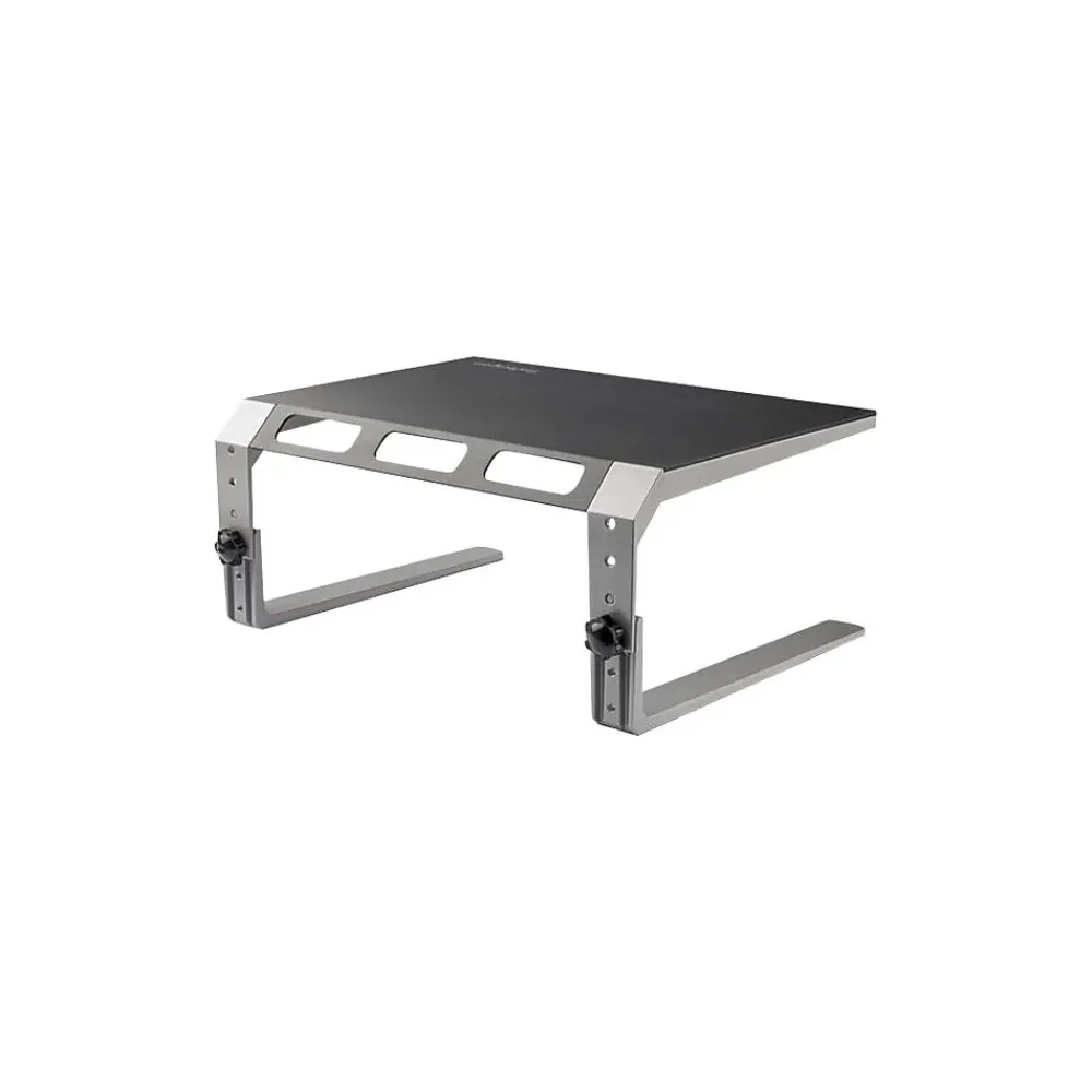 New StarTech Monitor Riser Stand - Height Adjustable - Steel & Aluminum Stands, Up to 32", Gray (MONSTND)