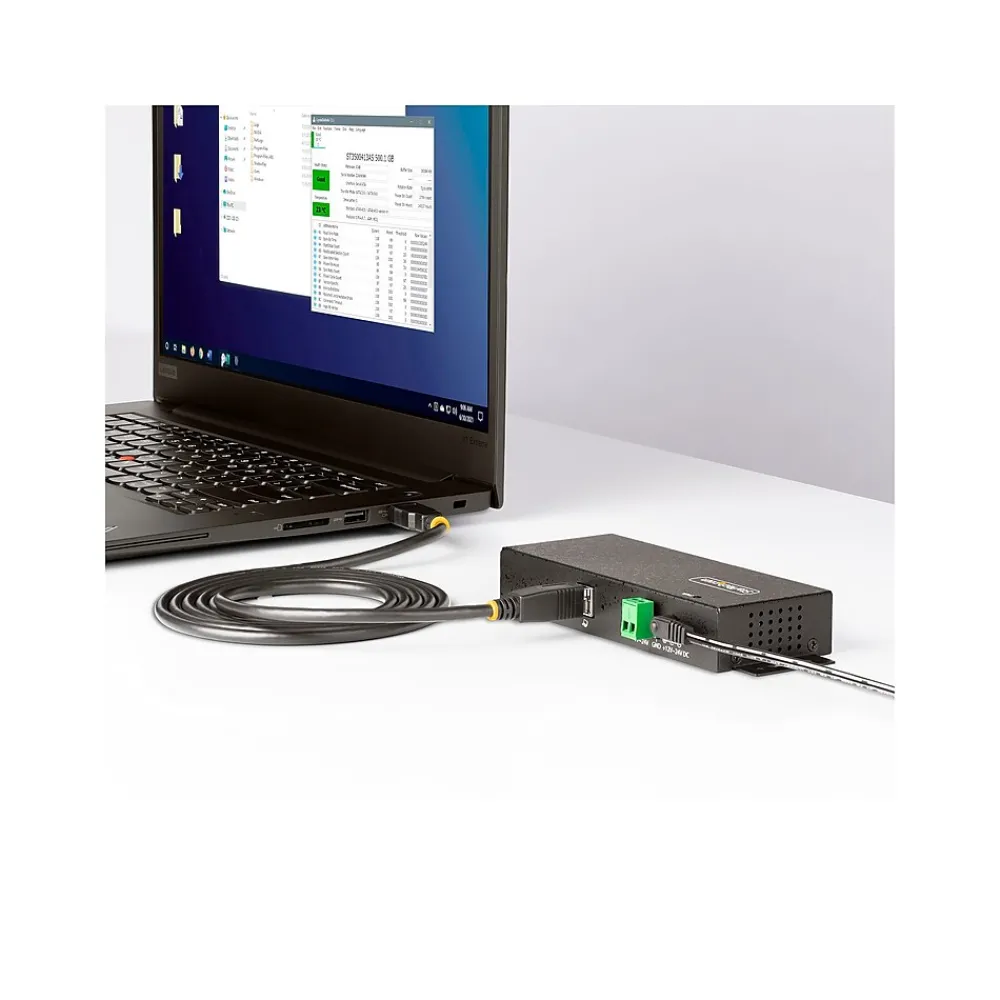StarTech 7-Port USB 3.2 Hub, Black (5G7AINDRM-USB-A-HUB)