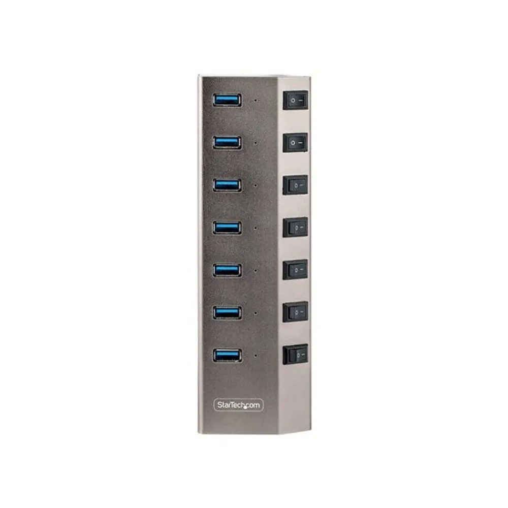 StarTech 7-Port USB-C Hub, Space Gray (5G7AIBS-USB-HUB-NA)