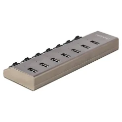 StarTech 7-Port USB-C Hub, Space Gray (5G7AIBS-USB-HUB-NA)
